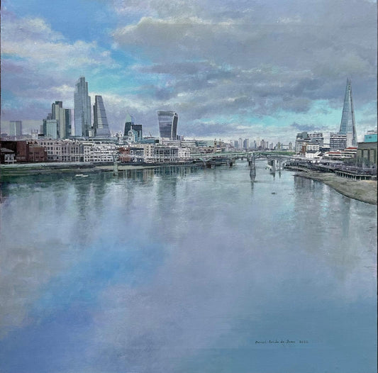 View of The City of London from Blackfriars Bridge 2021