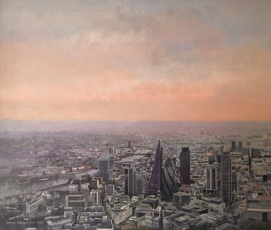 Skyline of The City of London in 2015